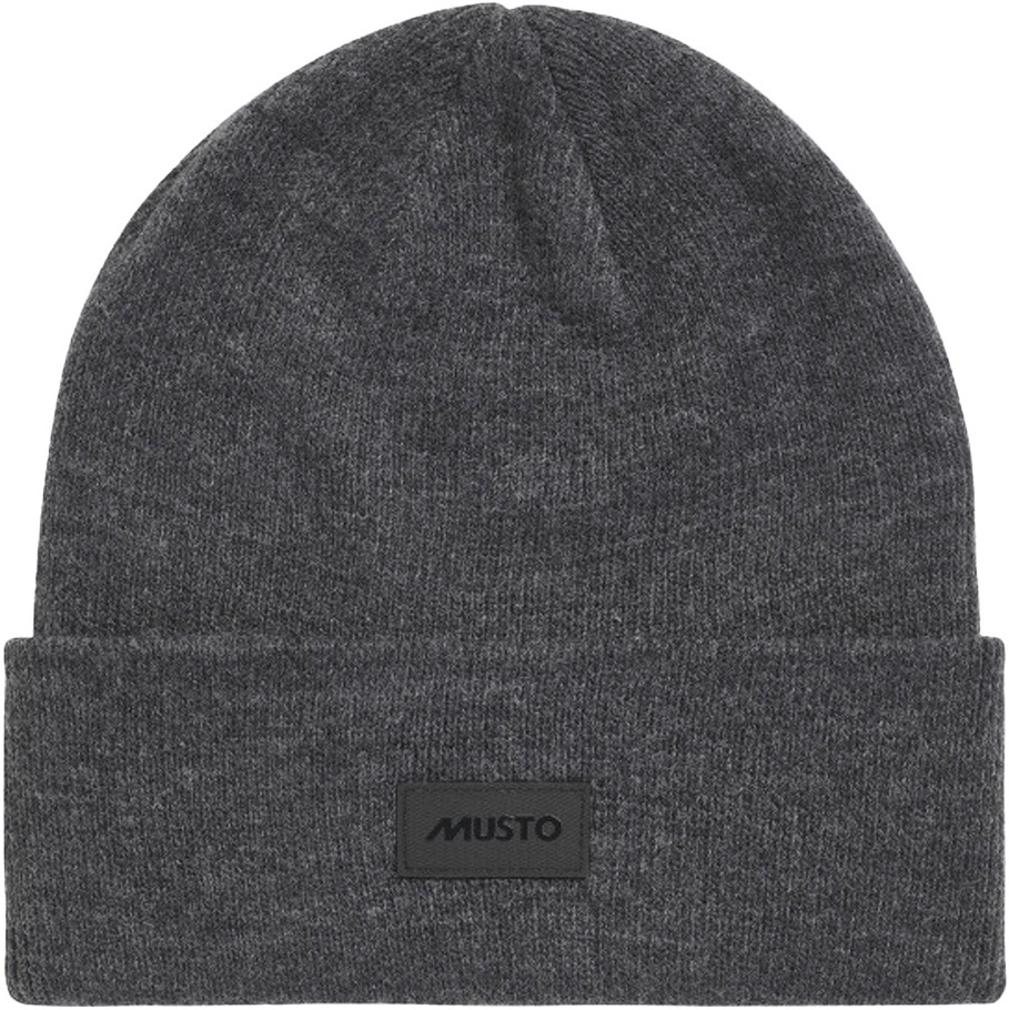 2025 Musto Shaker Cuff Beanie Hat 86015 - Dark Grey Marl